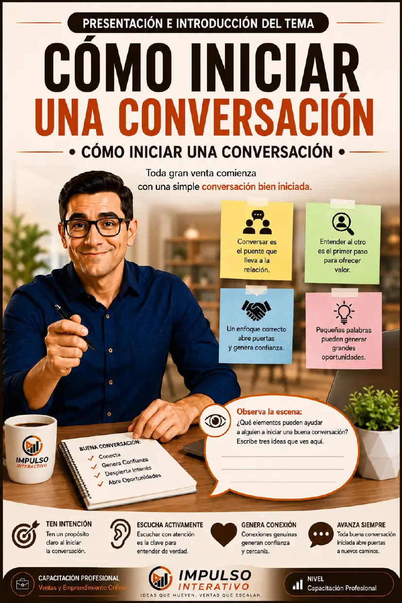 Cómo iniciar una conversación